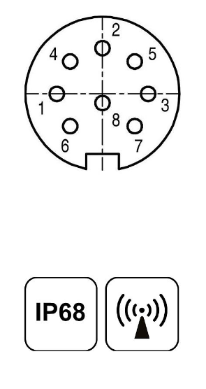 M16x0,75 8-pinos - Novotechnik