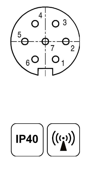 M16x0,75 7-pinos - Novotechnik